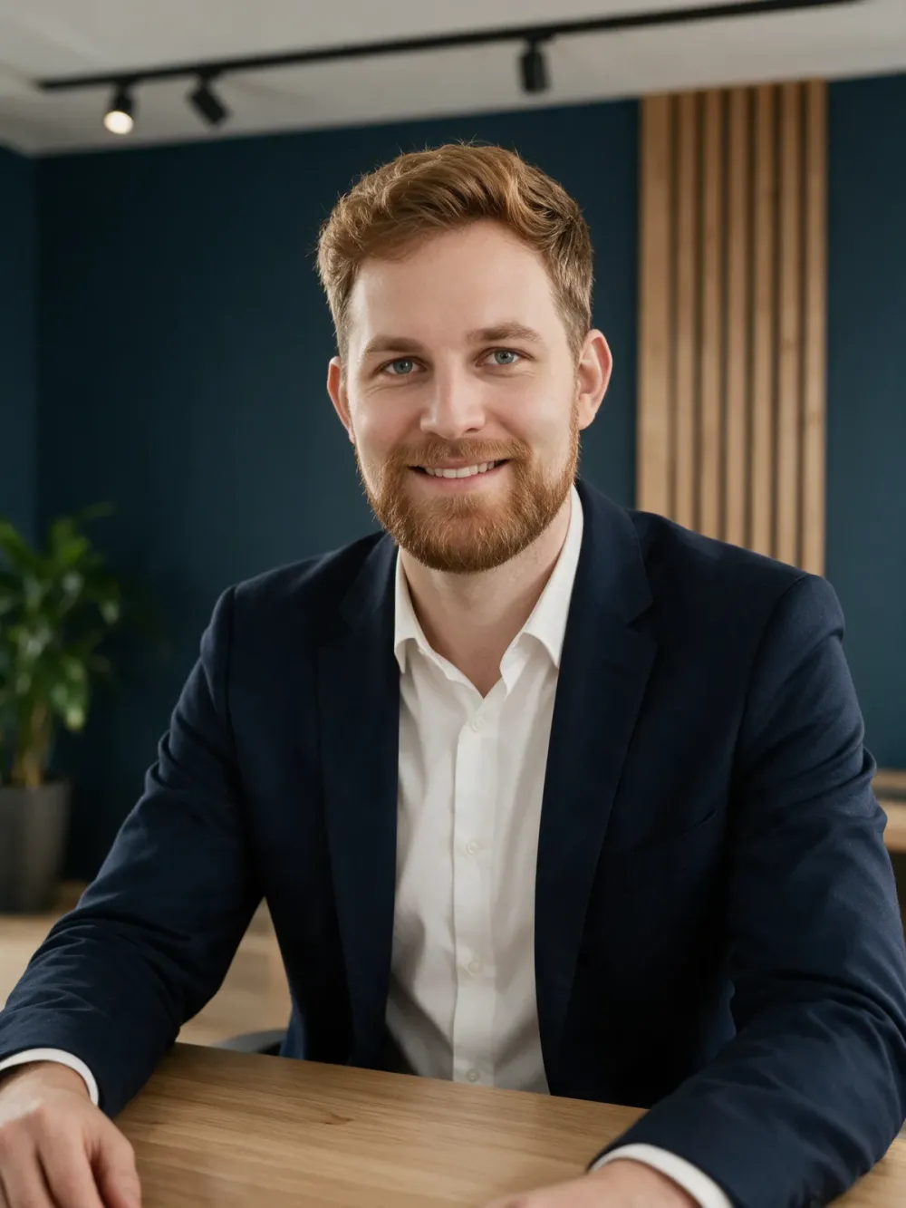 Jan Andrecht, Autor der Ratgeber, im Büro